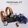 Design Fashion Men's Belt Denim Business Belt Famous Brand Belt Men's Belt Quality Genuine Leather Luxury Belt. 