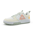 PEAK Skateboard Culture Shoes White/Orange for Women E231388B. 