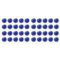 ARELENE 40 Pcs Marbles 16mm Glass Marbles Knicker Glass Balls Decoration Toy Dark Blue. 