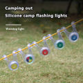 Outdoor Camping Decoration Light LED Tent Rope Hanging Light Backpack Bicycle Warning Tail Light Silicone Campsite Light Light. 
