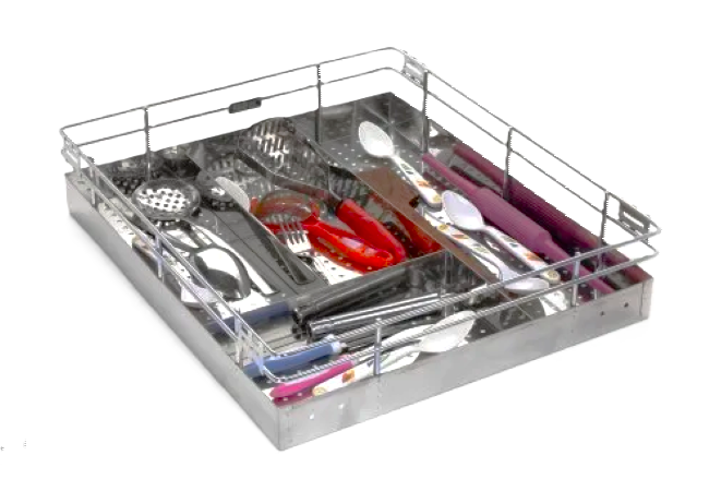 Stainless%20Steel%20Modular%20Kitchen%20Baskets%20Set%20Of%203%20Pcs%20Plain%20Cutlery%20Thali%20Set%20Size%2017x20%20With%203%20Sets%20Of%20Drawer%20Slider%20-%20Image%204