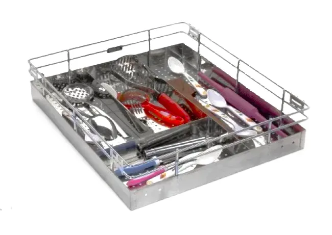 Stainless%20Steel%20Modular%20Kitchen%20Baskets%20Set%20Of%203%20Pcs%20Plain%20Cutlery%20Thali%20Set%20Size%2017x20%20With%203%20Sets%20Of%20Drawer%20Slider%20-%20Image%204