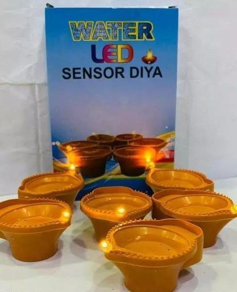 Led Water Sensor Diya (pack of 6)