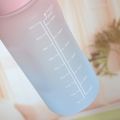 1Pcs 2L Motivational Sports Water Bottles With Times To Drink Removable Strainer Straw Sipper Leakproof. 