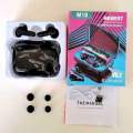 M19 TWS Earbuds Wireless Bluetooth 5.3 Earbuds With Led Display With Flashlight Bluetooth Earbuds with Mobile Stand. 