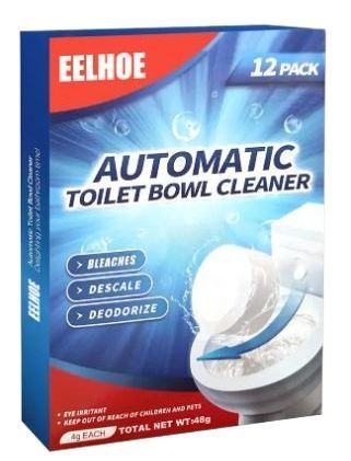 12PCS Toilet Cleaning Effervescent Tablet Fast Effective Deodorant Stain Removal Cleaner Descaling Agent