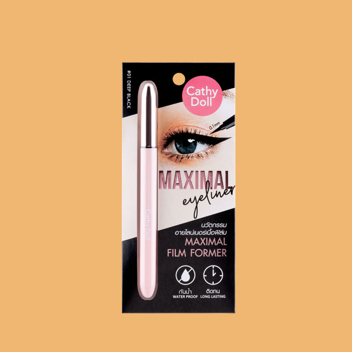 CATHY DOLL Maximal Eyeliner Deep Black 0.7ml