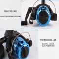 New Angling Supplies Baitcasting Reels With 60m Fishing Line Gear Ratio 5.2:1 Fishing Reel High Speed Drag Fish Wheels Portable. 