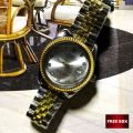 Men Rolx Luxury Two tone Wrist watch. 