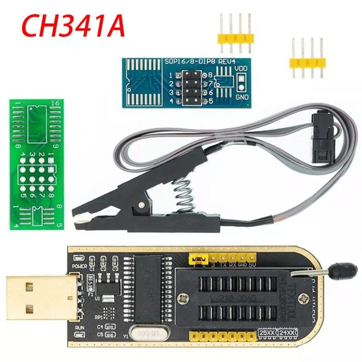 DIY Kit for EEPROM 93CXX / 25CXX / 24CXX Flash BIOS EEPROM CH341A ...
