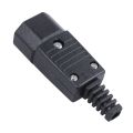 ARELENE 5X Black IEC-320 C14 Male Plug AC Power Inlet Socket Connector 250V 10A. 