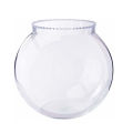 10 Inch Glass Pot Bowl Aquarium By Crown Aquatics. 