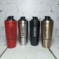 26 OZ Stainless Steel Shaker Bottle with Storage Compartment  Steel Protein Shaker  Compartment. 