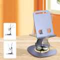 Mobile Phone stand for Desk/Bed,360° Degree Rotating,adjustable Foldable Cell Phone Holder,Aluminum Office Desk Accessories All Phones. 