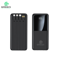 Green Turbo-20 | 20000mAh Fast Powerbank | 22.5W | PD Fast Charging | Attached Wire | Digital Display | Six Months Warranty | QC 3.0 | Two Way Fast Charging | Triple Ports Output | Double Ports Input | Portable Powerbank | Black& White Colors. 