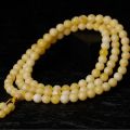 【Mega beeswax multi-circle bracelet white nectar necklace amber 108 sweater mineral white honey bracelet for men and women. 