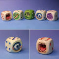 Monster Dice Funy Monster Face Resin Dice Set Halloween Tabletop Game Dice Set Props Weird Monster Dice Set For Table Games Role Playing Games Offices Home Party Game Props Gift CVFHHH. 