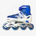 Multicolor Inline Roller Skate Shoes With Brake | Hard Plastic 4 Wheel Inline Skating Shoes With Hook & Strap. 