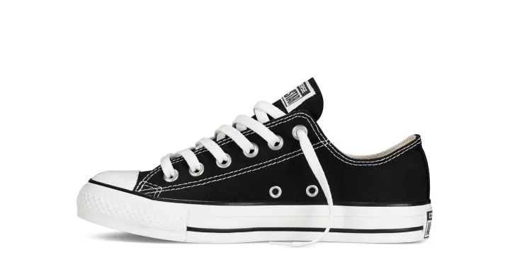 Converse%20%20Black%20Chuck%20Taylor%20All%20Star%20Low%20Top%20Sneakers%20For%20Unisex%20M9166C%20-%20Image%206