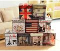 Ottoman Storage Stool Chair Box with full Body Print perfect as Storage Organizers and Stool Chair- Capacity 31ltr. 