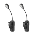 Rechargeable Clip on Light 2PCS Motion Sensor Waterproof Desk Lamp for Reading Light Camping Fishing. 