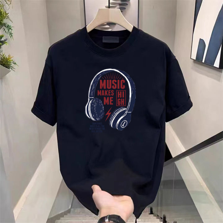 HOT Summer Pure Cotton High-quality Men's T-shirt, Daily Casual Trend Printing, Versatile Fashion Brand Comfortable Top