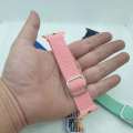 Solo Loop Adjustable Bracelet Scrunchie Elastic Nylon Watch Strap for Apple Watch. 