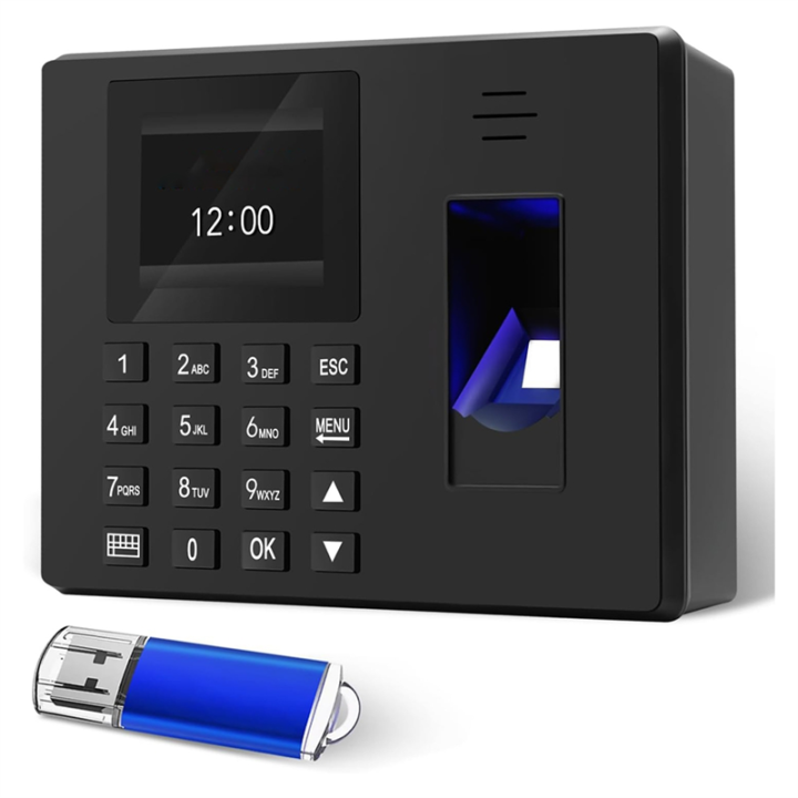 Fingerprint Clock Finger Scanning and PIN Punch in One, UK Plug | Daraz ...