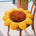 Yellow Sunflower Cushion Mat Home Decor Reversible Floor Pillow Seating Cushion Soft Velvet Stuffed Throw Pillows Easy to Use. 