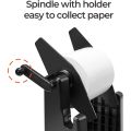 2X External Rolls Label Holder, 2 in 1 Fanfold Stack Paper Holder for Desktop Thermal Label Printer. 