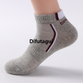 Difutagui Bargain price Breathable stripes on the ankles of the socks, stylish 5 New pairs of men's sports socks cotton absorbs sweat and is comfortable. 