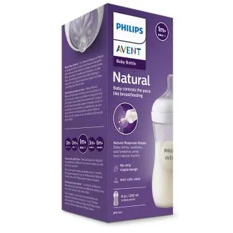 Philips%20Avent%20SCY903/01,1m+%20Natural%20Response%20Baby%20Feeding%20Bottle%20260ml%20-%20Image%204