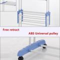 Multifunction Foldable Height Adjustable Cloth Drying Stand 3 Layer. 