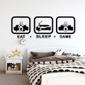 Create Gamer Wall Sticker Vinyl Mural Wallpaper For Kids Boys Room Decoration Decals Ps4 Gaming Poster Decor Door Stickers. 