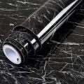 5M*60CM Kitchen Marble Sticker Oil Proof Waterproof Paper Back splash Sticker Roll Stove Cabinet Liner Decor Self Adhesive Wallpapers. 