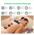 EMS Rechargeable Mini Body Massager with Digital Display | Full Body Muscle Relaxer | Portable Pain Relief Massager | Adjustable Modes & Intensity. 