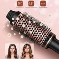 Thermal Brush 1.5 Inch Heated Curling Brush Ceramic Curling Iron Volumizing Brush Heating Round Brush Travel Hair Curler Comb. 