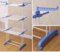 Three Layer Clothes Rack Hanger With Wheels For Drying Clothes. 
