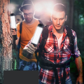 2PCS LED Flashlights Rechargeable Work Light with Magnetic Base and Hanging Hook Floodlight for Car Repair Lighting Easy Install Easy to Use. 