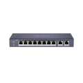 Hikvision Dual Uplink 8 Port Fast Ethernet Unmanaged POE Switch. 