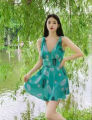 Floral Printed Casual Swimming Costume for Women. 