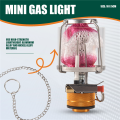 (GGBR) Outdoor Camping Gas Lantern Portable Mini Gas Light Tent Lamp Torch Hanging Lamp for Camping Hiking. 