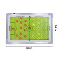 SuperRide Aluminum Alloy Coaching Board Professional Soccer Coaching Scoreboard with Erasable Pen Tactical Training Board for Football Referee. 