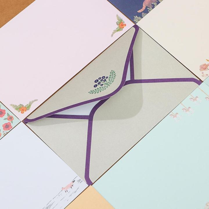 School%20Office%20Supplies%20Flower%20Printing%20Cartoon%20Animal%20Writing%20Paper%206PCS%20Letter%20Stationery%20With%20Envelopes%203PCS%20Variety%20Designs%20-%20Image%207