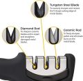 Kitchen Knife Sharpening Tool Helps Repair, Restore And Polish Blades. 