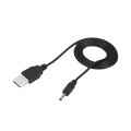 USB to 3.5mm Barrel Jack 5V DC Power Cable. 