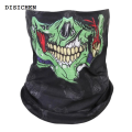 DISICHEN Outdoor Bicycle Cycling Ski Windproof Skull Half Face Mask Ghost Scarf Multi Use Hiking Camping Hunting Running Neck Warmer. 