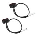 FORIDE 2X Rear Tail Lamp Stoplight Brake Lights with Line for M365 M187 Electric Scooter. 