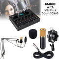 BM 800 Condenser Microphone with V8 Plus Soundcard. 