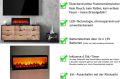 LED Wall Fireplace Table Fireplace Electric Fireplace with Realistic Flame Simulation Fireplace Fire Simulation. 